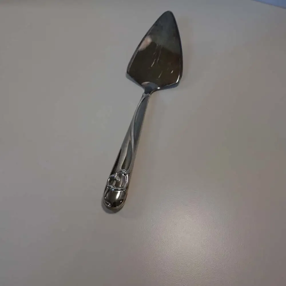 Lenox Forevermore Heart Handle Silver-Plated Cake Pie Server